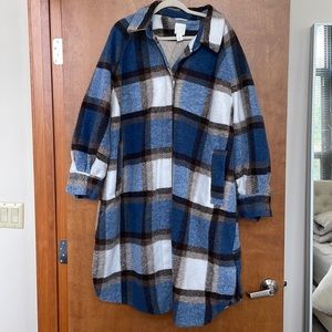 H&M Oversized Longline Shacket